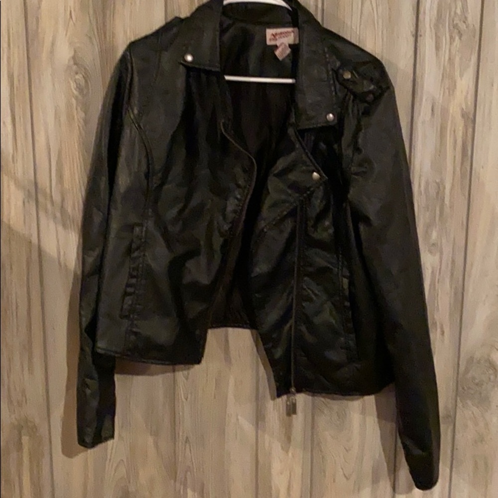 Faux Leather Jacket